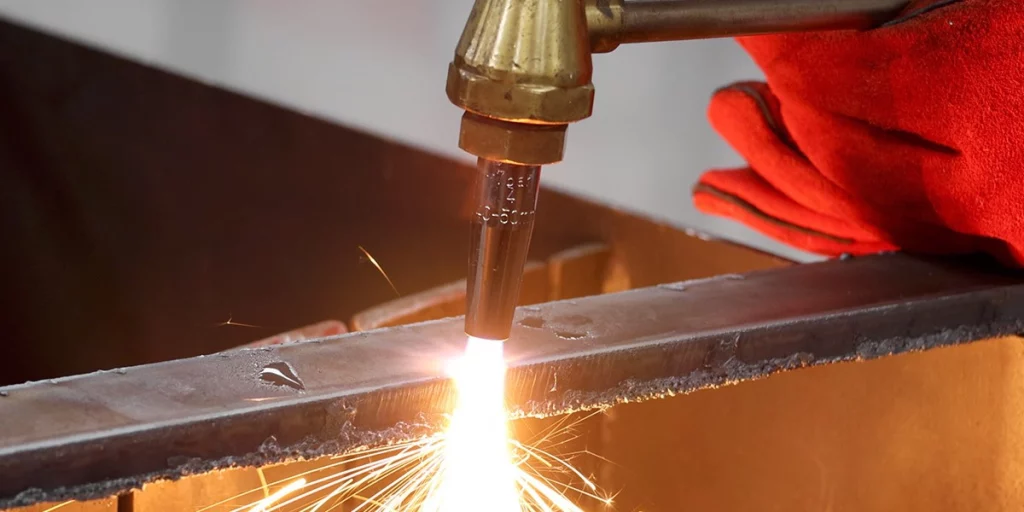 جدول استاندارد سرعت هوابرش CNC با گاز پروپان